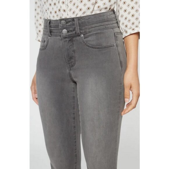 💕NYDJ💕 Ava High Waist Flare Jeans ~ Smokey Mountain Gray 12 NWT - Picture 3 of 16